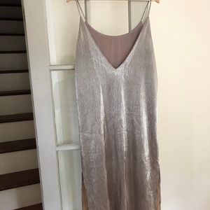 Gold/silver shift dress from Urban Outfitters